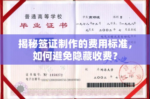 驻马店揭秘签证制作的费用标准，如何避免隐藏收费？