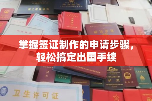 驻马店掌握签证制作的申请步骤，轻松搞定出国手续