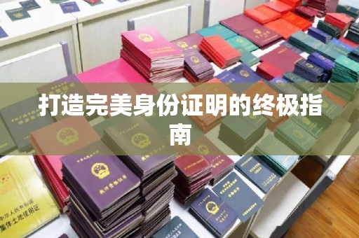 驻马店打造完美身份证明的终极指南