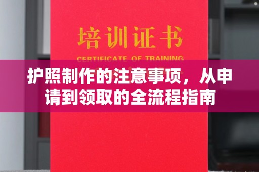 驻马店护照制作的注意事项，从申请到领取的全流程指南