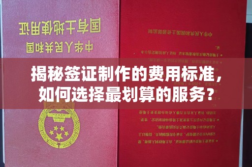驻马店揭秘签证制作的费用标准，如何选择最划算的服务？