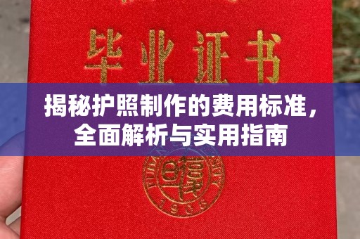 驻马店揭秘护照制作的费用标准，全面解析与实用指南