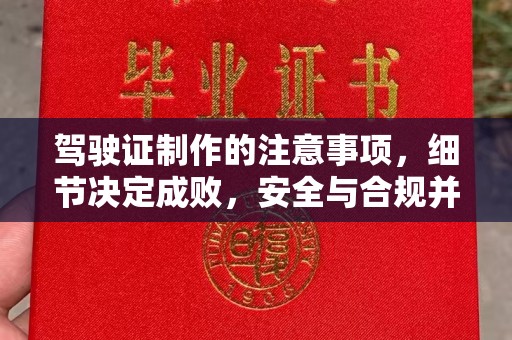 驻马店驾驶证制作的注意事项，细节决定成败，安全与合规并行