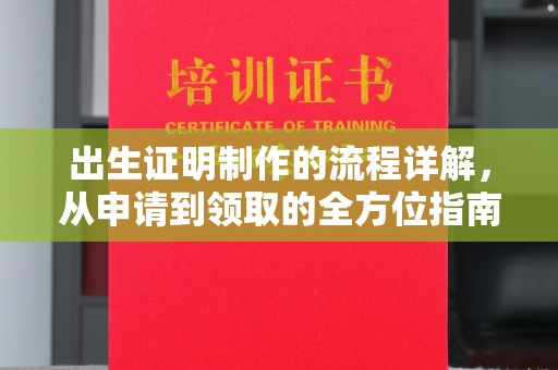 驻马店出生证明制作的流程详解，从申请到领取的全方位指南