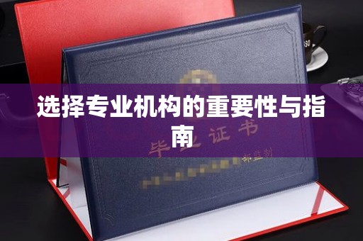 驻马店选择专业机构的重要性与指南