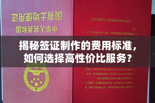 驻马店揭秘签证制作的费用标准，如何选择高性价比服务？