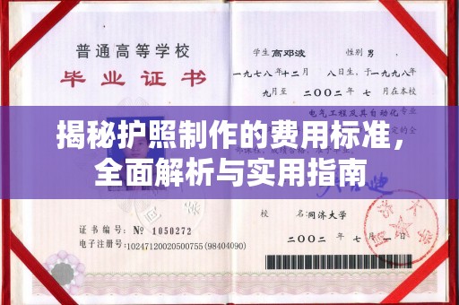 驻马店揭秘护照制作的费用标准，全面解析与实用指南