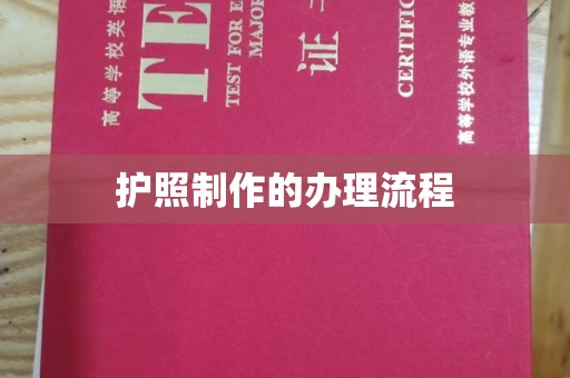 驻马店护照制作的办理流程