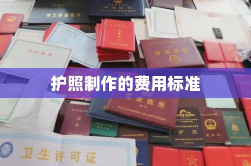 驻马店护照制作的费用标准