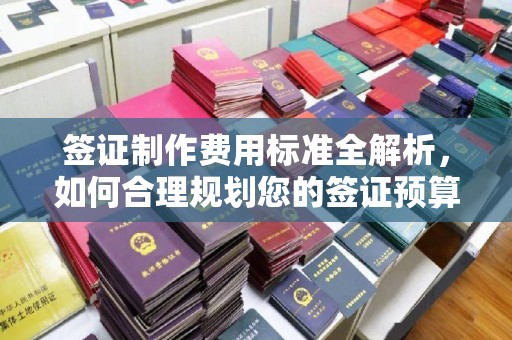 驻马店签证制作费用标准全解析，如何合理规划您的签证预算？